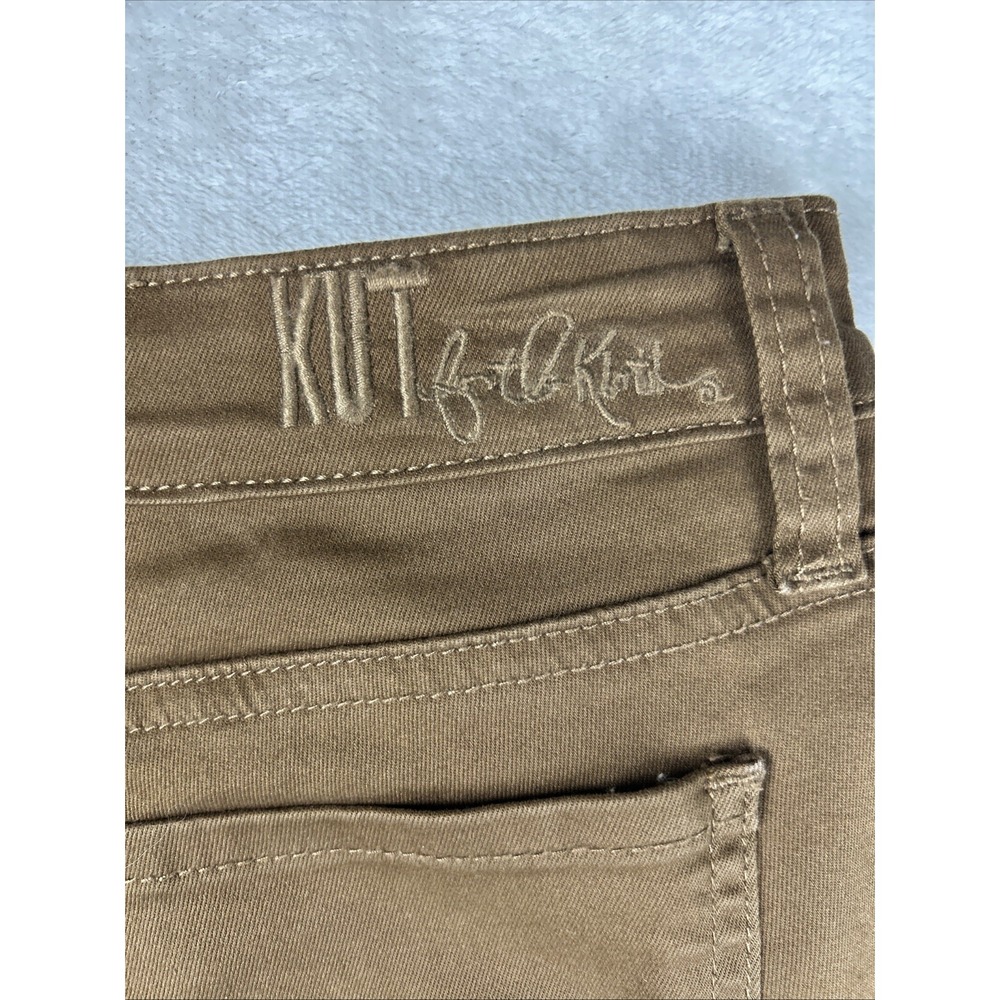 KUT From The Kloth Jeans Women 12 Brown Carlo Ankle Skinny Fit Normcore Casual - Picture 13 of 13